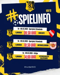Spielinfo Fußball - KW10